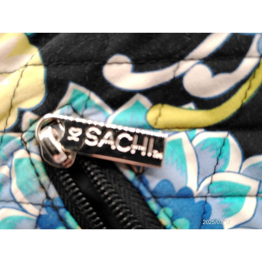 Sachi Insulated Lunch Bag Bright Multicolor Paisley Floral Work School Picnic - Picture 9 of 12